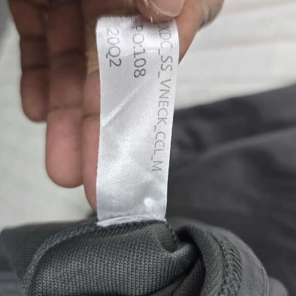 BYLT Men's Gray Drop Cut SS Lux Performance Gym Workout Tshirt Size L - Picture 8 of 12